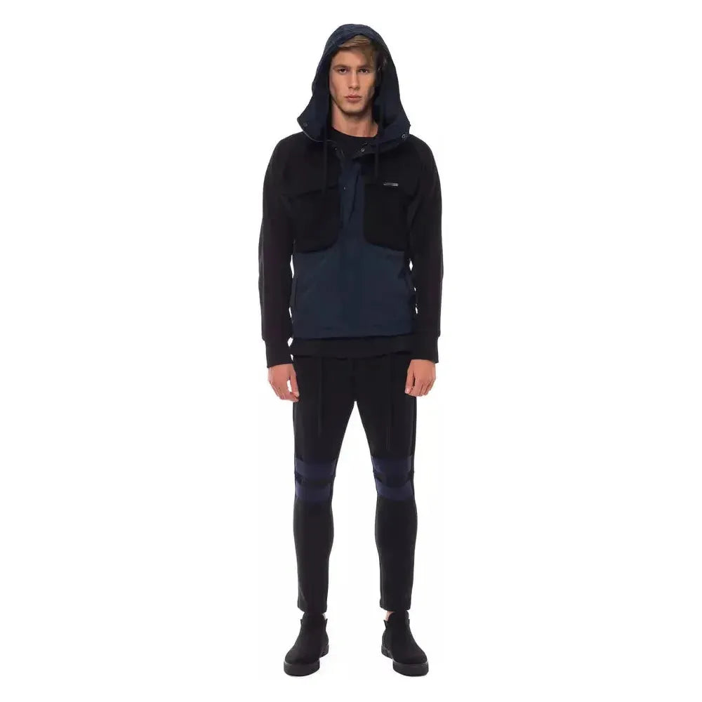 Nicolo Tonetto Black Wool Men Jacket