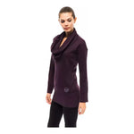 Montana Blu Purple Wool Women Sweater MO-14228-IT42|M