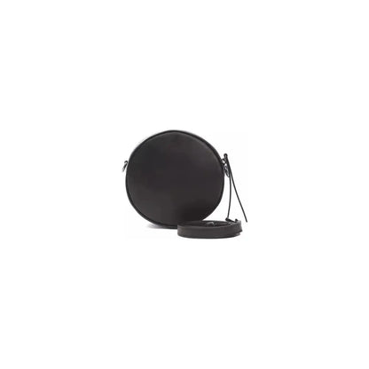 Pompei Donatella Black Leather Women Crossbody Bag