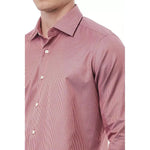 Bagutta Red Cotton Men Shirt BA-21397-M