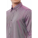 Bagutta Burgundy Cotton Men Shirt BA-21407-L