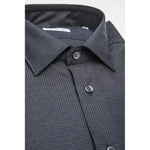 Robert Friedman Black Cotton Men Shirt RO-20386-M
