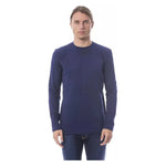 Verri Blue Cotton Men T-Shirt Verri Dark Slate Gray