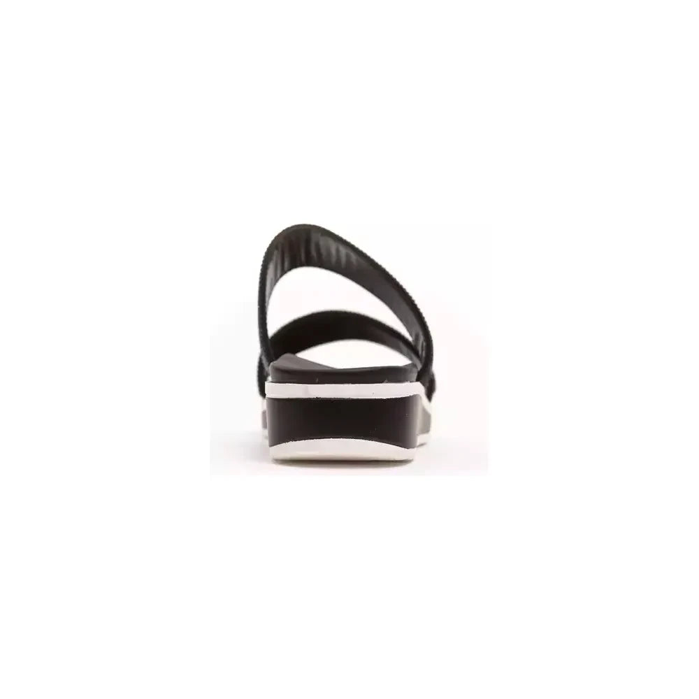 Péché Originel Chic Rhinestone Twin-Strap Low Sandals PC-18723-38-FBB-177