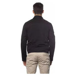 Verri Black Cotton Men's Bomber Jacket Coats & Jackets Verri Gray