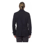 Verri Elegant Double Breasted Blue Blazer Verri Dark Slate Gray