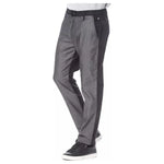 Verri Black Cotton Men Pant Verri Dim Gray