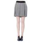 BYBLOS Black Viscose Women Skirt BYBLOS Gray