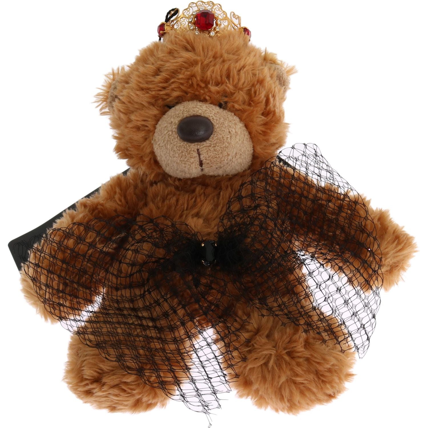 Dolce & Gabbana Teddy Bear Gold Crystal  Crown Tiara Diadem Hair Band