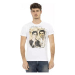 Trussardi Action White Cotton Men T-Shirt TR-22814-S