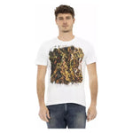 Trussardi Action White Cotton Men T-Shirt TR-22711-M