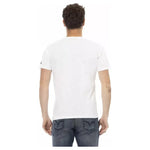 Trussardi Action White Cotton Men T-Shirt TR-22711-M