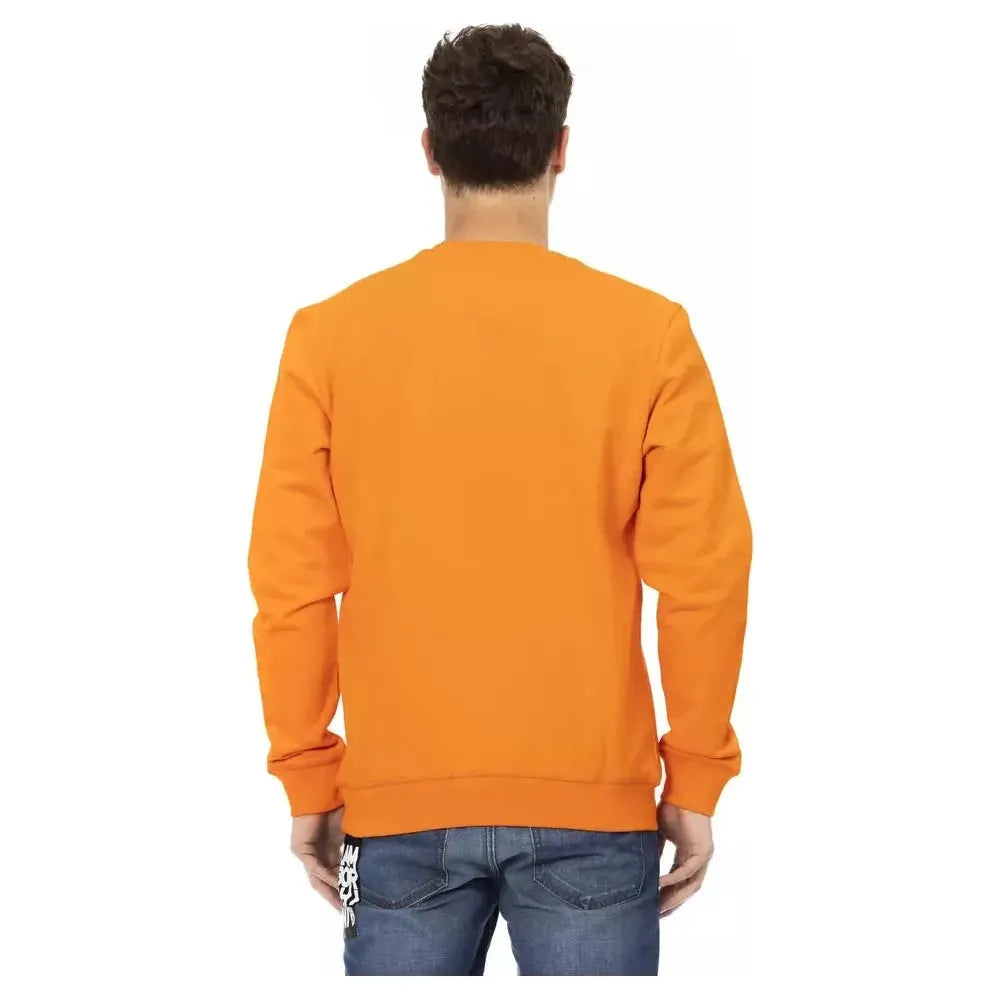 Automobili Lamborghini Orange Cotton Men Sweater AU-22634-XL