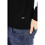 Baldinini Trend Black Fabric Men Sweater Baldinini Trend Black