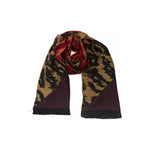 Cavalli Class Brown Wool Men Scarf CA-22208