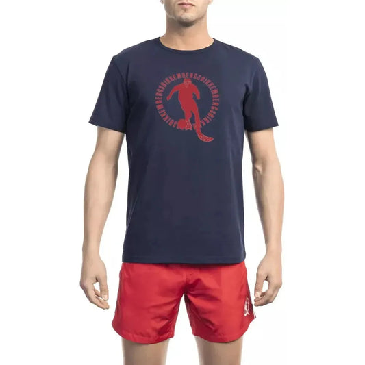 Bikkembergs Army Cotton Men T-Shirt BI-22055-M