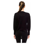 Montana Blu Black Wool Women Sweater MO-14229-IT40|S