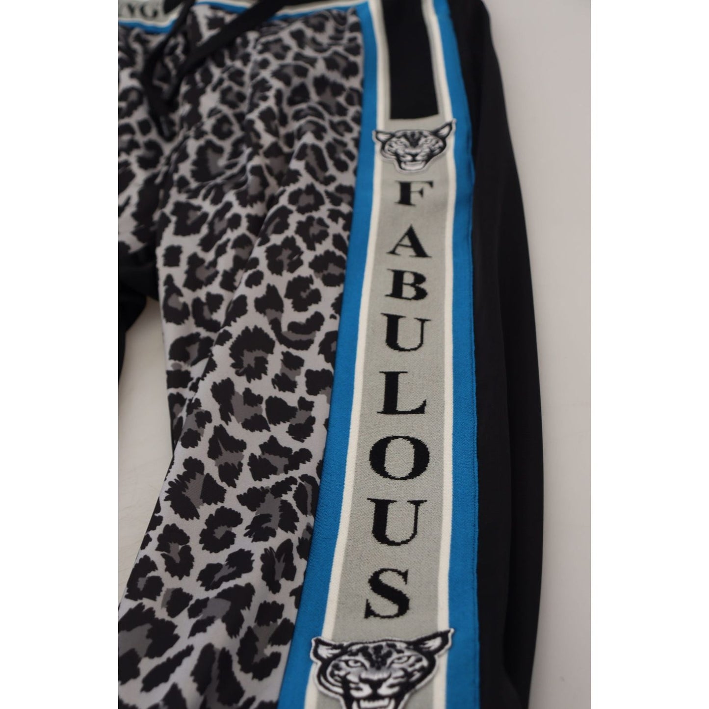 Dolce & Gabbana Multicolor DG King Leopard Print Jogger Pants PAN73225 - 52
