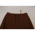 Dolce & Gabbana Brown Cashmere Men Drawstring Jogger Pants PAN73231 - 56