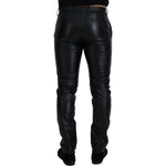 Dolce & Gabbana Black Shiny Stretch Skinny Pants PAN73327 - 46