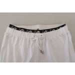 John Galliano White Cotton Logo Loose Men Pants PAN74145 - 46