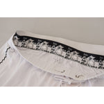 John Galliano White Cotton Logo Loose Men Pants PAN74145 - 46