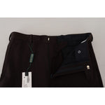 BENCIVENGA Elegant Italian Brown Pants for Men BENCIVENGA Black