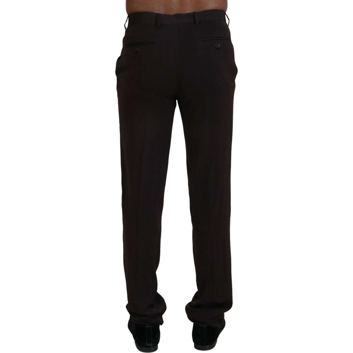 BENCIVENGA Brown Straight Fit Formal Men Pants PAN71364 - 46