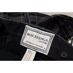 BENCIVENGA Elegant Gray Checkered Wool Chino Pants BENCIVENGA Light Gray
