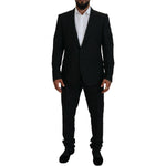 Dolce & Gabbana Black Single Breasted 2 Piece MARTINI Suit KOS2134 - 56