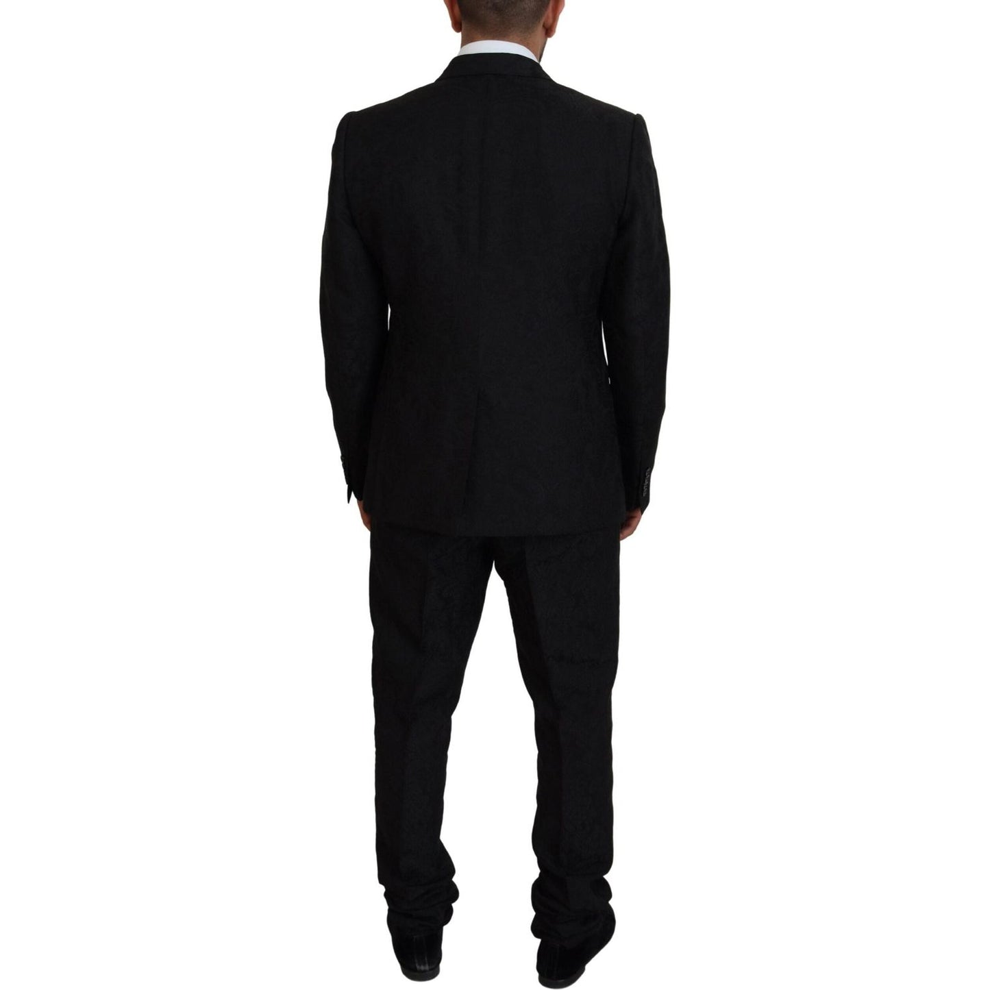 Dolce & Gabbana Black Single Breasted 2 Piece MARTINI Suit KOS2134 - 56