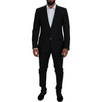 Dolce & Gabbana Black Single Breasted 2 Piece MARTINI Suit KOS2136 - 50