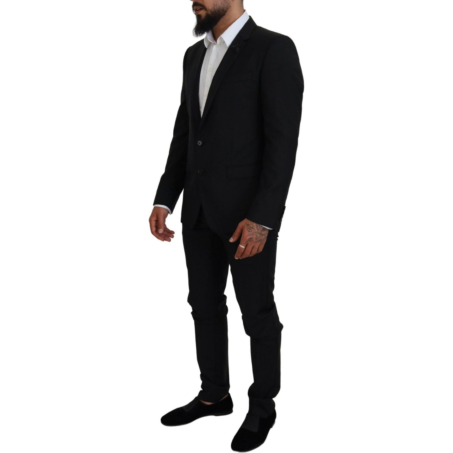 Dolce & Gabbana Black Single Breasted 2 Piece MARTINI Suit KOS2136 - 50