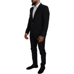 Dolce & Gabbana Black Single Breasted 2 Piece MARTINI Suit KOS2136 - 50
