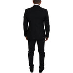 Dolce & Gabbana Black Single Breasted 2 Piece MARTINI Suit KOS2136 - 50