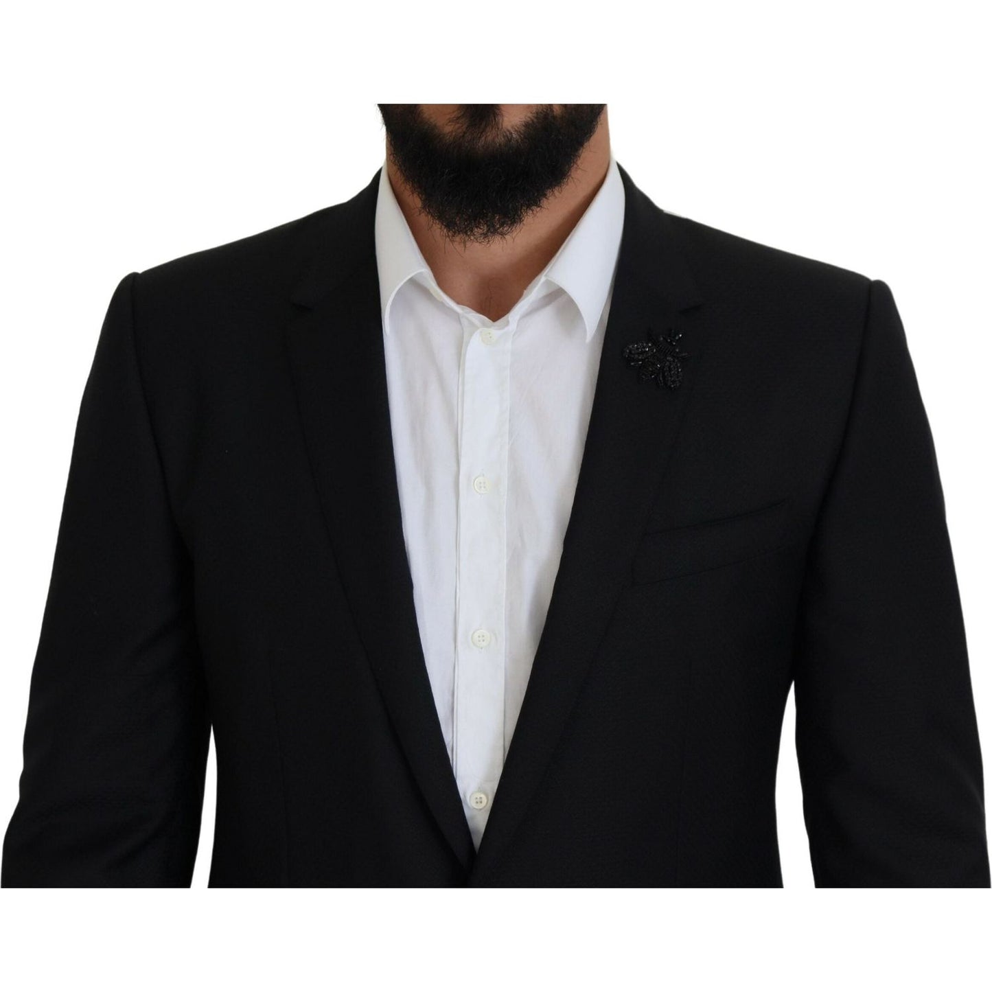 Dolce & Gabbana Black Single Breasted 2 Piece MARTINI Suit KOS2136 - 50