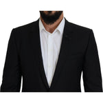 Dolce & Gabbana Black Single Breasted 2 Piece MARTINI Suit KOS2136 - 50