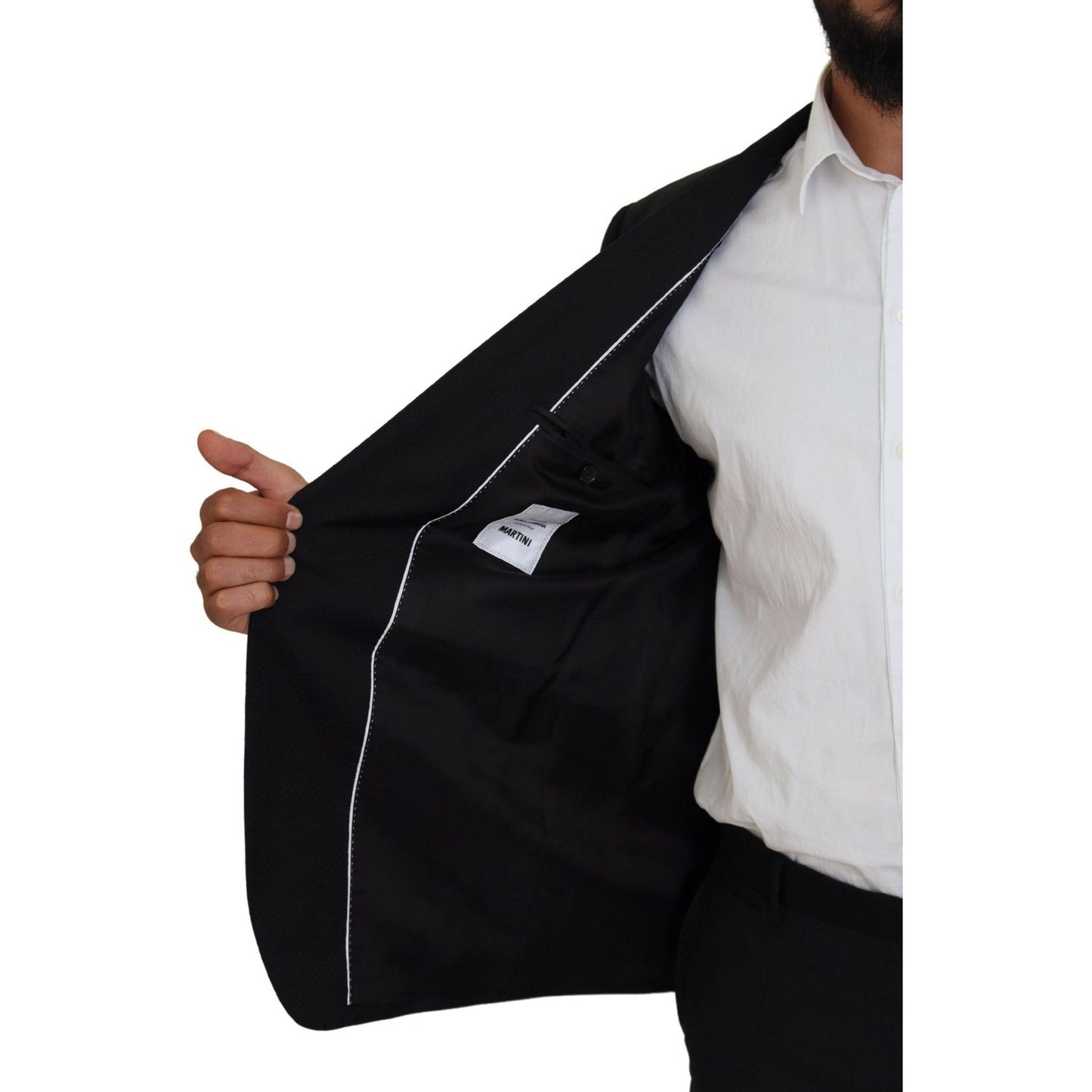Dolce & Gabbana Black Single Breasted 2 Piece MARTINI Suit KOS2136 - 50