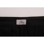 GF Ferre Black Cotton Stretch Chinos Pants SIG60461-1