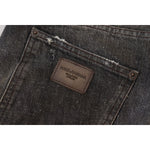 Dolce & Gabbana Gray Green Denim Regular Fit Jeans PAN74557- 54