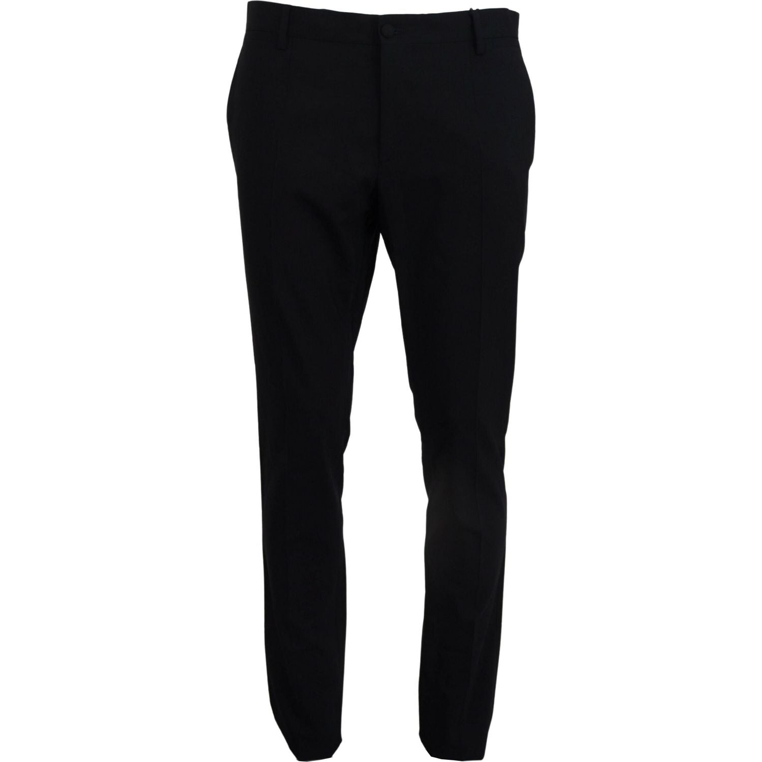 Dolce & Gabbana Blue Wool Stretch Dress Formal Slim Fit Pant