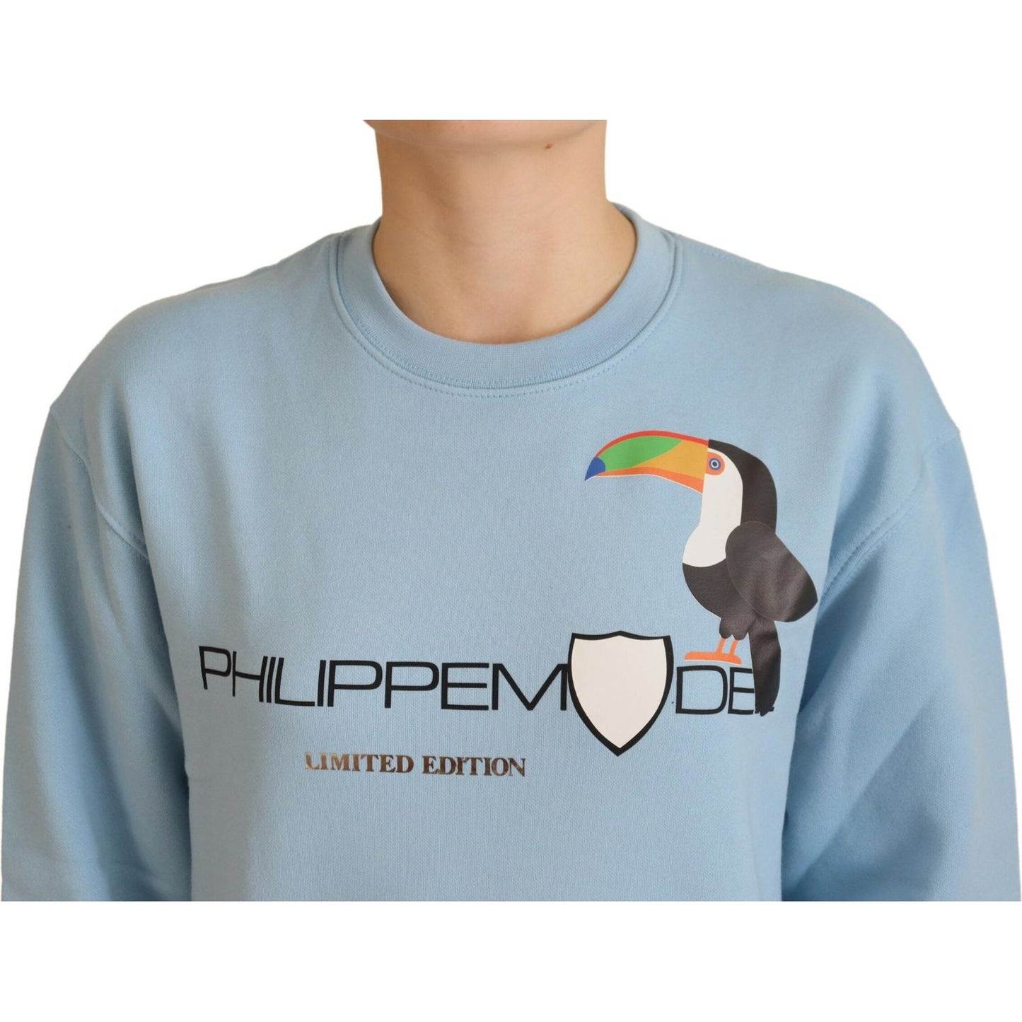 Philippe Model Light Blue Logo Printed Long Sleeves Sweater TSH83275 - 38
