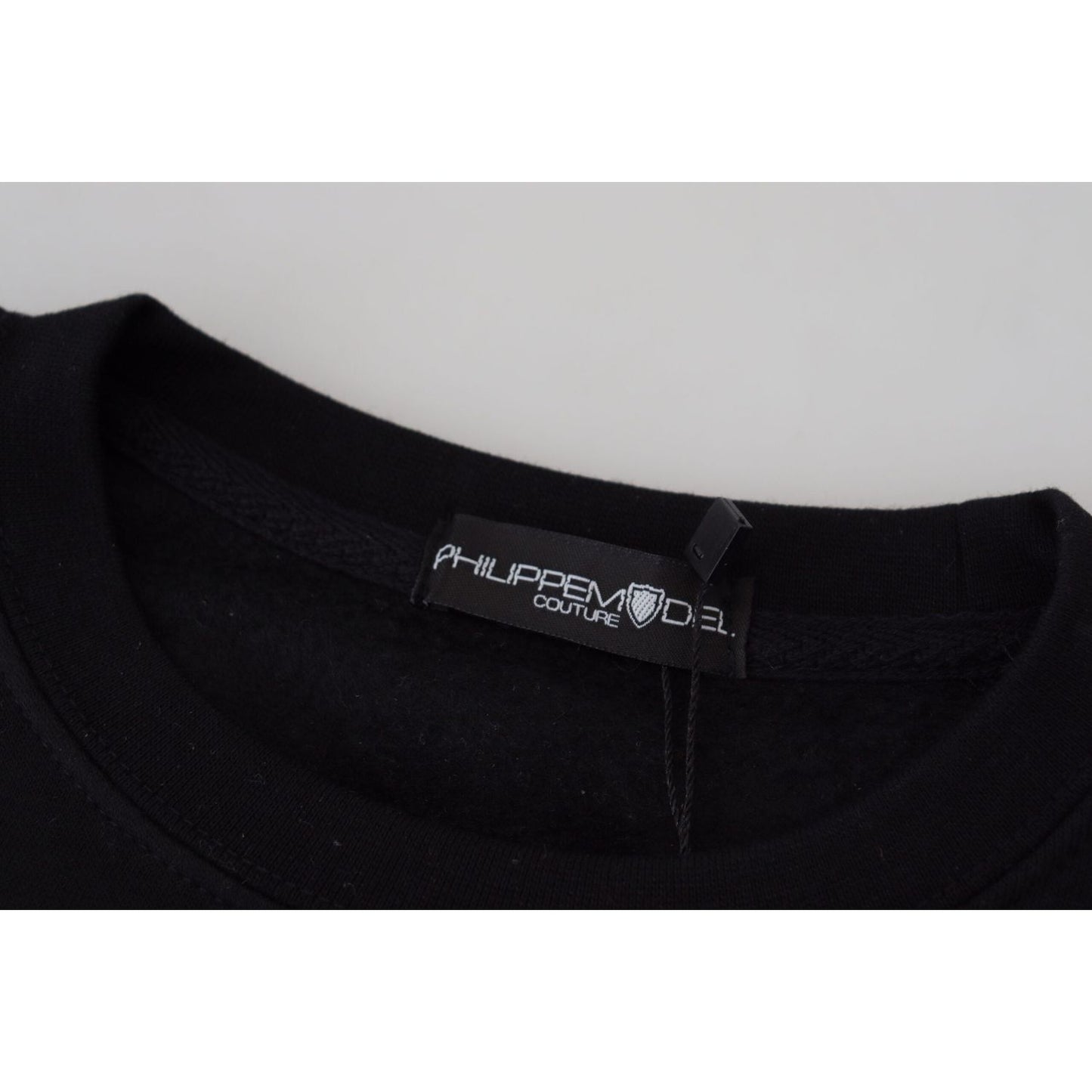 Philippe Model Black Printed Long Sleeves Pullover Sweater TSH83278-38
