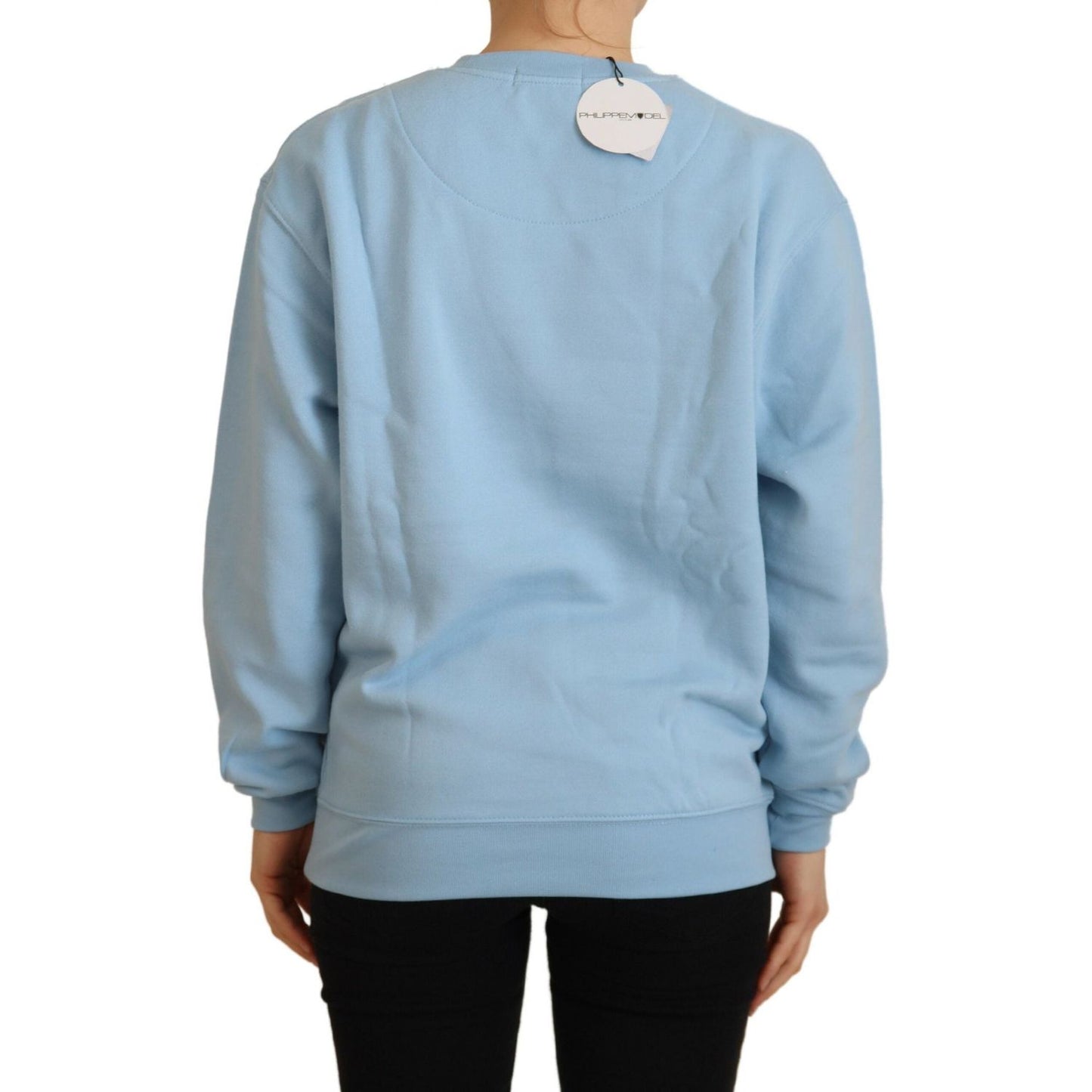 Philippe Model Light Blue Logo Printed Long Sleeves Sweater TSH83279 - 38