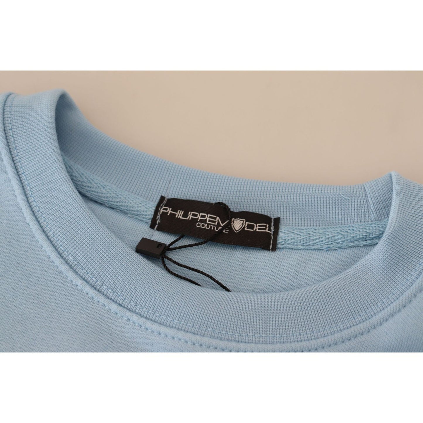 Philippe Model Light Blue Logo Printed Long Sleeves Sweater TSH83279 - 38