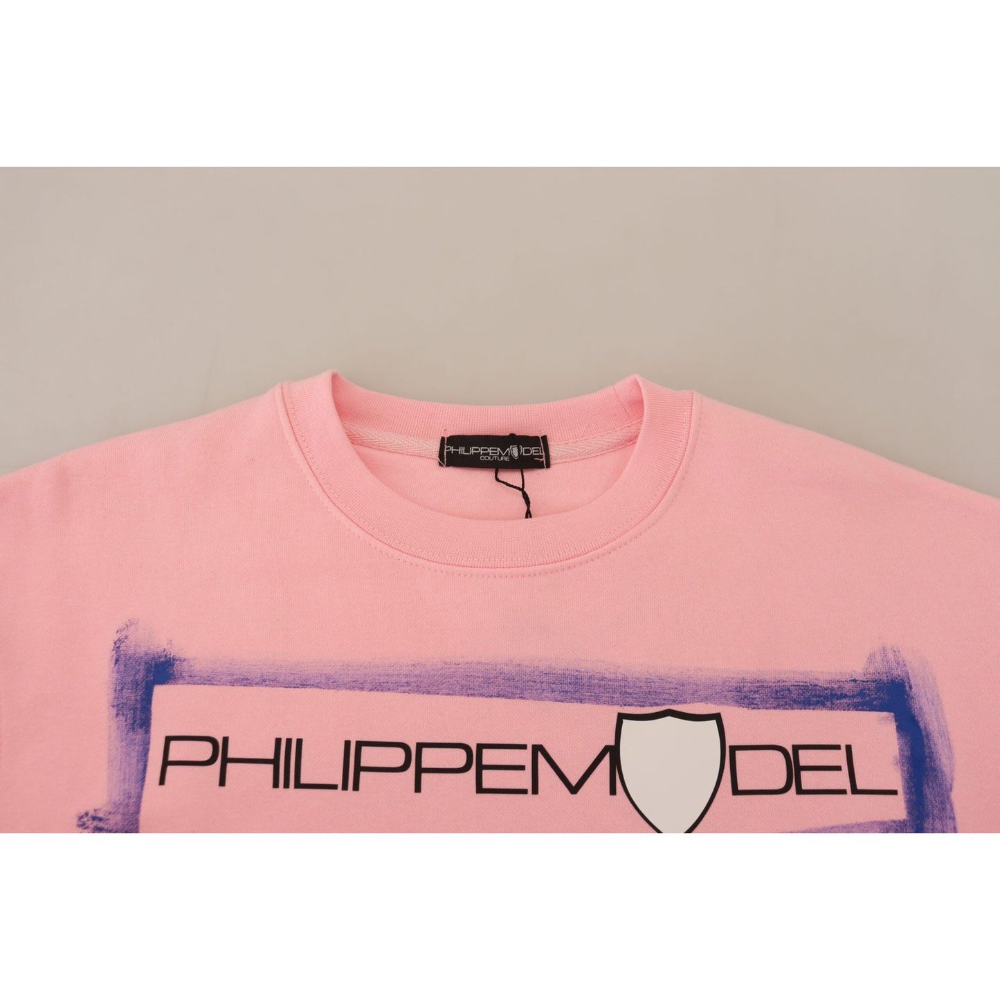 Philippe Model Pink Printed Long Sleeves Pullover Sweater TSH83283 - 38