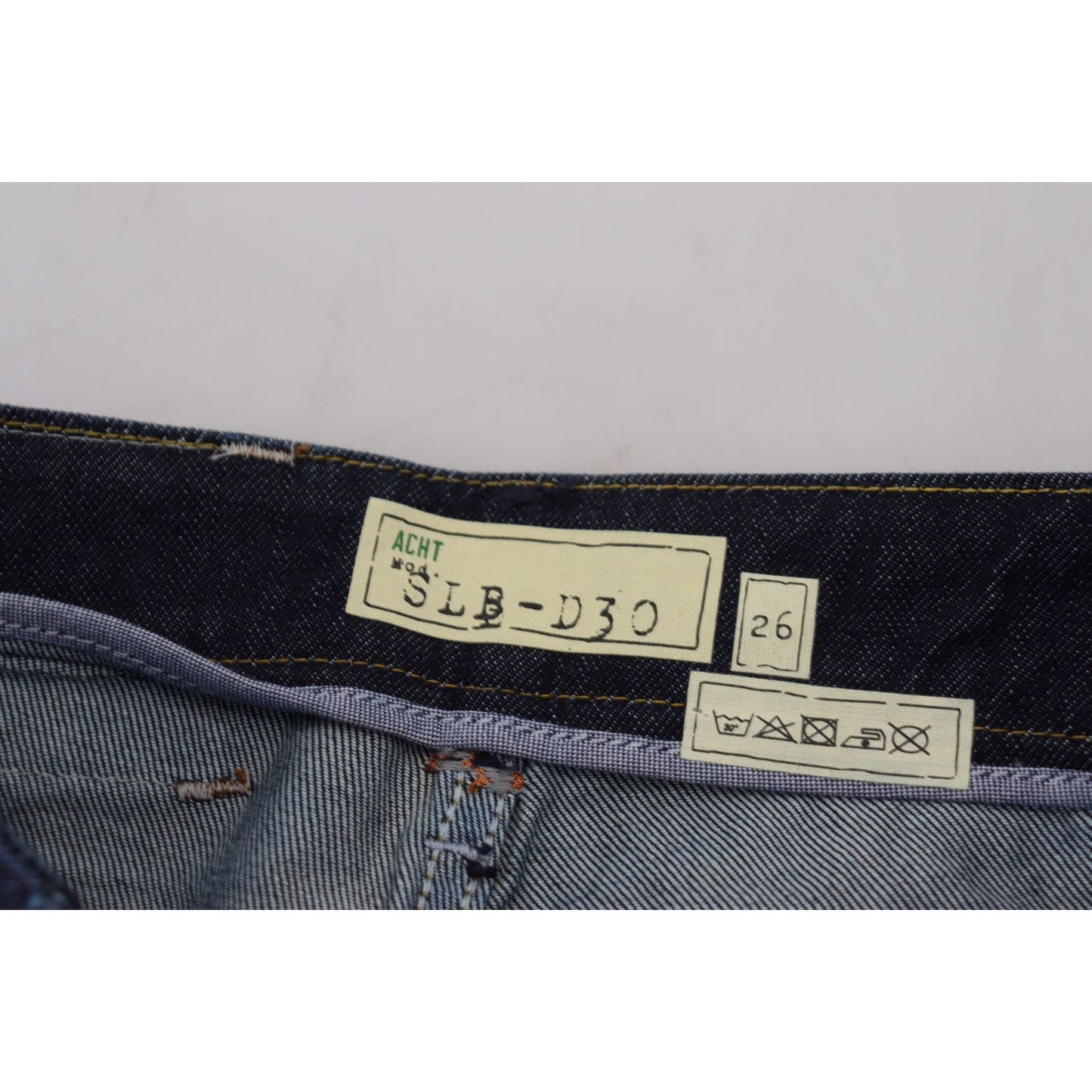 Acht Blue Cotton Low Waist Slim Fit Women Casual Jeans PAN74091- 26