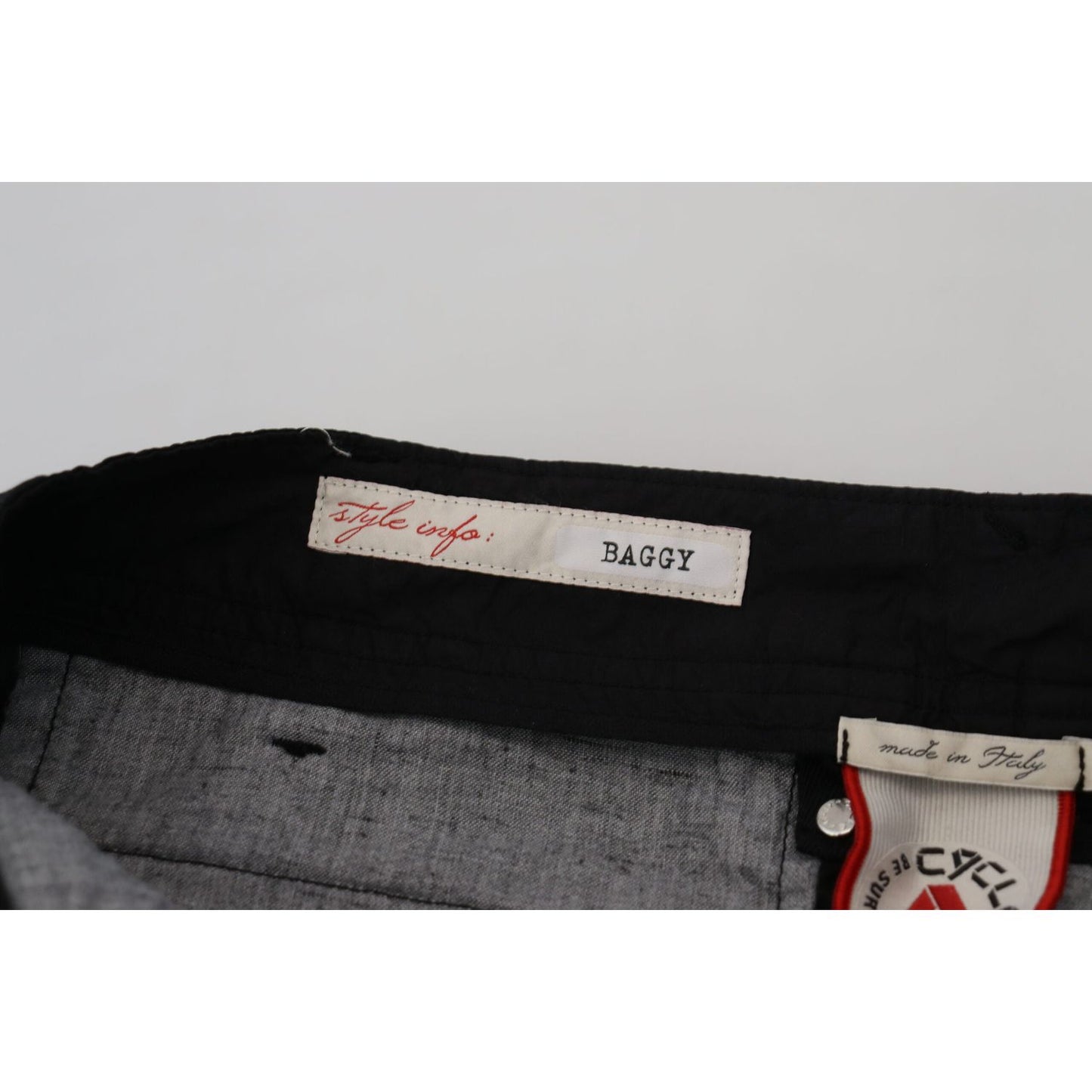 CYCLE Black Cotton Baggy High Waist Women Pants PAN74113-28
