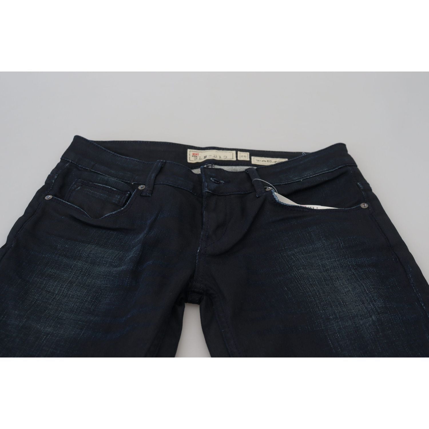 Acht Blue Low Waist Slim Fit Women Denim Jeans