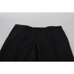 Dolce & Gabbana Black Wool Chino Dress Formal Pants PAN74724-52